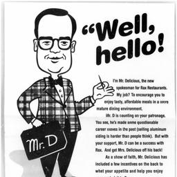 Mr. Delicious Rax Spokesman