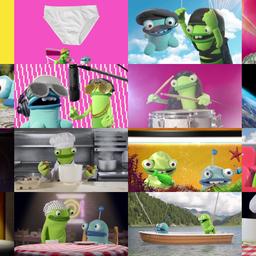 Nick Jr Face Gets his Face Painted