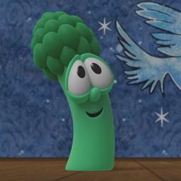 Junior asparagus from the veggietales show 