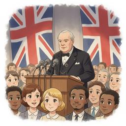 Winston Churchill Calm Voice