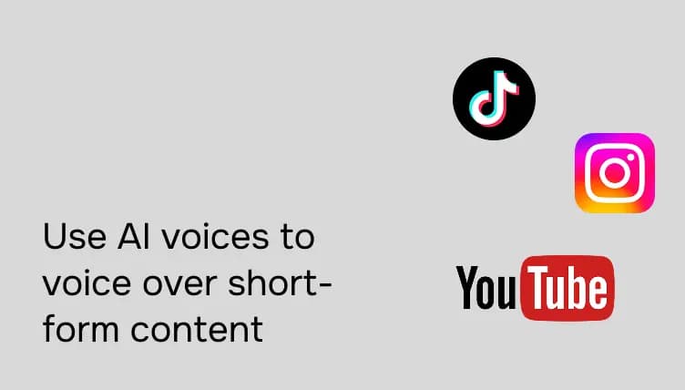 Text to Speech for Short-form Content